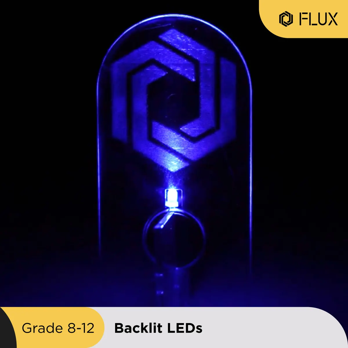 Gravírovaná akrylová lampa s LED osvětlením