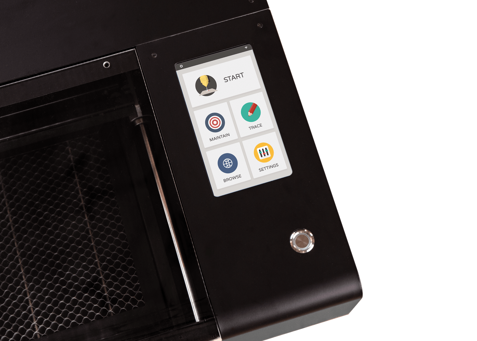 Beambox Pro touch panel