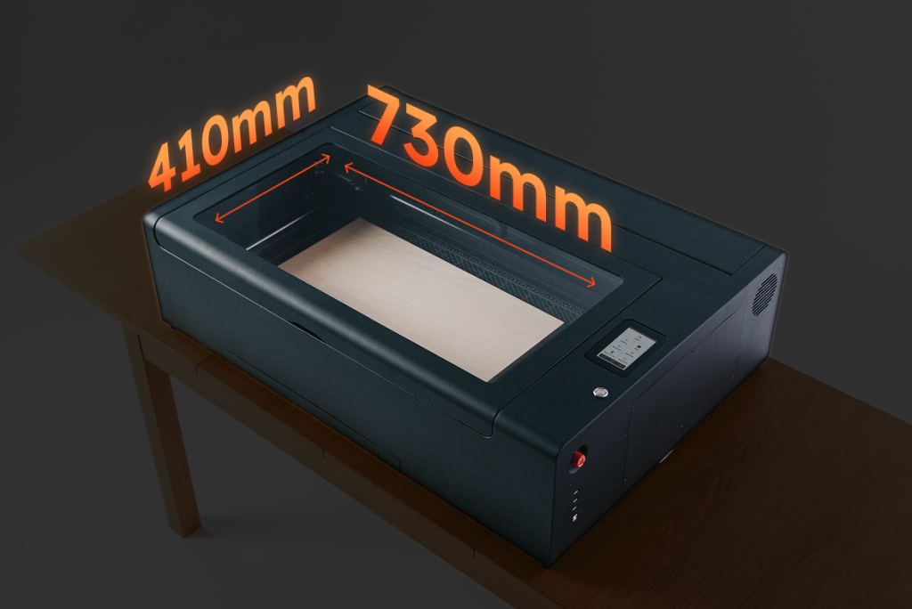 HEXA RFの加工範囲 730 × 410 mm